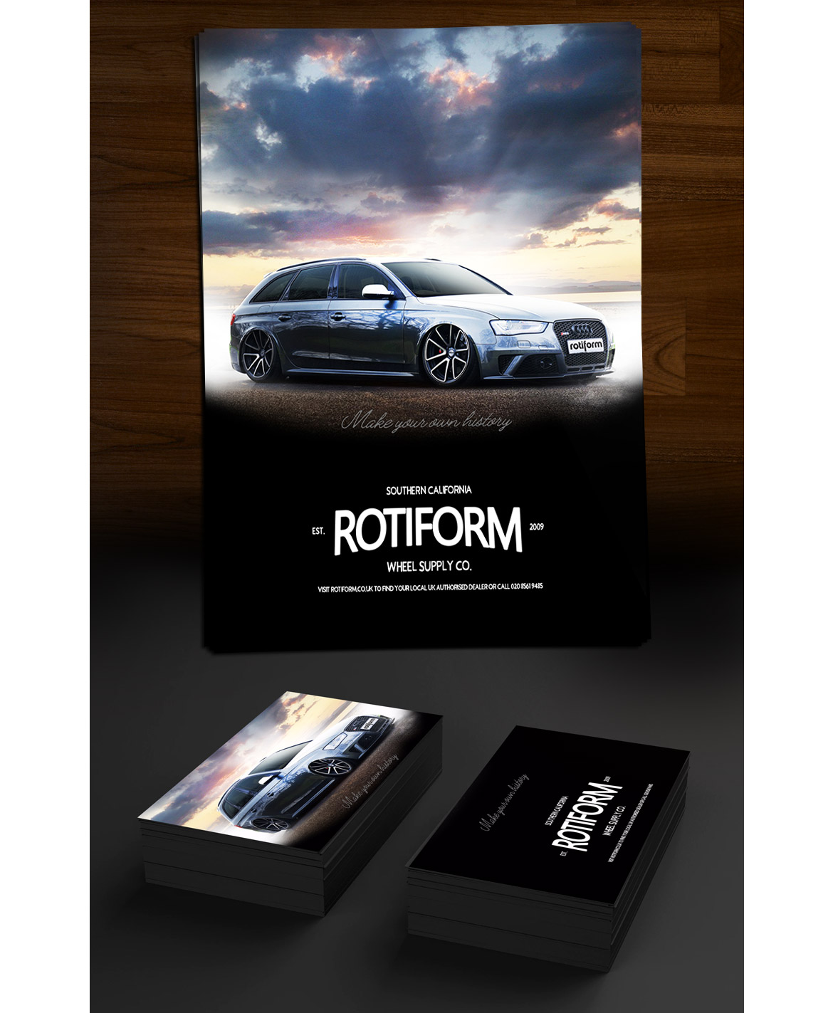 advertising flyers and cards